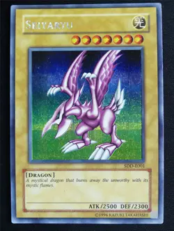 Seiyaryu SDD Secret Rare - 1st ed Yugioh Card #4RP - Image 1