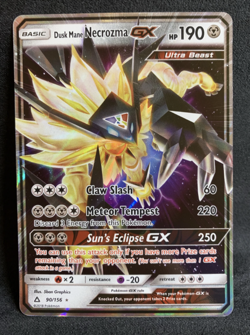 Pokemon Dusk Mane Necrozma GX 90/156 | 1 CARD + FREE PROTECTOR H2 - Image 1
