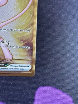 Pokemon TCG Mew EX Metal Gold NM 205/165 Scarlet & Violet 151 Promo Card - Image 4