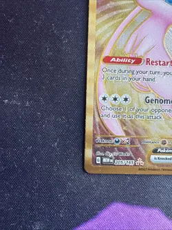 Pokemon TCG Mew EX Metal Gold NM 205/165 Scarlet & Violet 151 Promo Card - Image 5