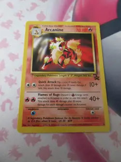 Arcanine Black Star Promo #6 Pokemon Card WOTC 1999 Vintage - Image 1
