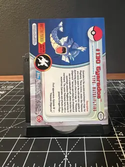 Gyarados #130 - Pokemon Topps Card TV Animation Series 3 - Non Holo - Blue Logo - Image 2