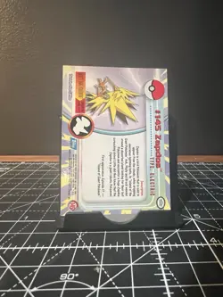 Zapdos #145 Topps Blue Logo Pokemon Card - Image 2