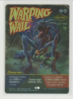 Warping Wail Showcase Foil Mythic MtG Card SPG 119 EOE Special Guest - Image 1