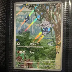 Pokemon TCG Meditite Full Art Holo Card #153/142 Stellar Crown (read Description - Image 1