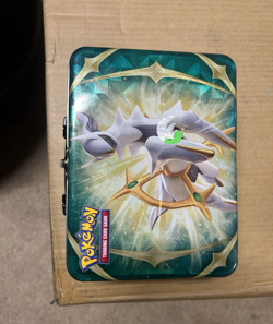 Massive Lot Of 400+ Pokemon Cards With Tin Shown Lunchbox Stickers Wear Shown - Image 3