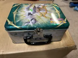 Massive Lot Of 400+ Pokemon Cards With Tin Shown Lunchbox Stickers Wear Shown - Image 4