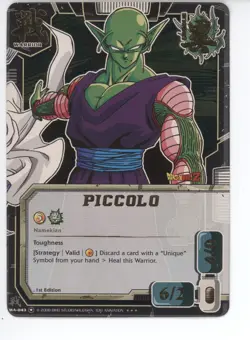 Bandai Dragon Ball Z Card CCG Piccolo WA-043 Super Rare - Image 1