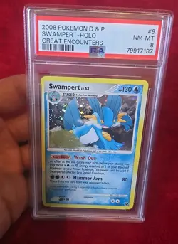 Psa Graded Holo Swampert Great Encounters Pokemon Card - Image 1