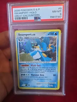 Psa Graded Holo Swampert Great Encounters Pokemon Card - Image 2