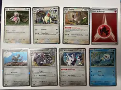 8 Card Pokemon Lot Holo Mixed Sets Mixed Rarities Cosmos Holo, Black Star Promo - Image 2