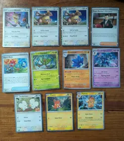 Pokemon Lot of 11 Scarlet & Violet Era Cosmos Holo Promo Cards NM+ - Image 1