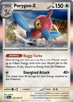 Porygon-Z - (Cosmos Holo) Rare Miscellaneous Cards & Products 144/182 NM - Image 1