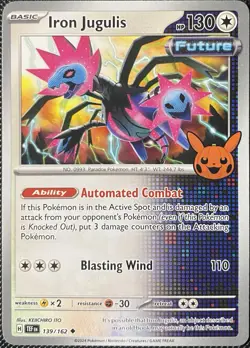 Iron Jugulis 139/162 Trick or Trade 2024 Regular - Pokemon Card - Image 1