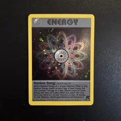 Pokemon Card - Rainbow Energy Team Rocket 17/82 Holo WOTC - NM - Image 1