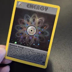 Pokemon Card - Rainbow Energy Team Rocket 17/82 Holo WOTC - NM - Image 2