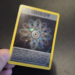 Pokemon Card - Rainbow Energy Team Rocket 17/82 Holo WOTC - NM - Image 3