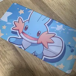Mudkip Rubber Trading Card Playmat Play Mat For Tcg Trading Card Game Pokemon - Image 1