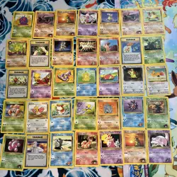 35 Vintage Pokemon Cards Lot: Team Rocket Jungle Gym Heroes WOTC Near Mint ENG - Image 1