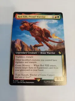Red XIII, Proud Warrior (Extended Art) Commander: Final Fantasy Regular - Image 1