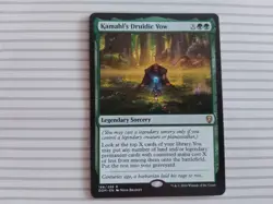 Magic: The Gathering - Dominaria ~ Rare ~ Kamahl's Druidic Vow - Image 1