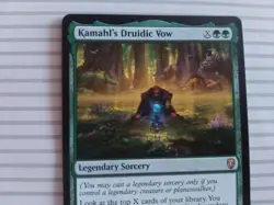 Magic: The Gathering - Dominaria ~ Rare ~ Kamahl's Druidic Vow - Image 2