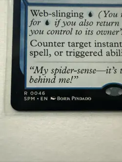 MTG Spider-Sense 0046 Regular Marvel's Spider-Man NM SPM - Image 2