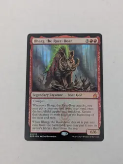 Ilharg, the Raze-Boar Ravnica Remastered Foil - Image 1