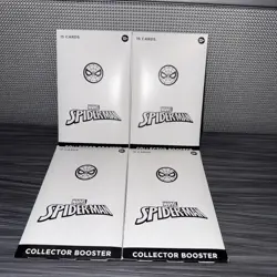 4x Magic The Gathering Marvel's Spider-Man Collector Booster Pack New MTG - Image 1