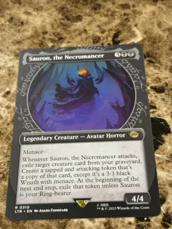 SAURON, THE NECROMANCER Magic MTG Lord of the Rings LOTR Showcase - Image 1