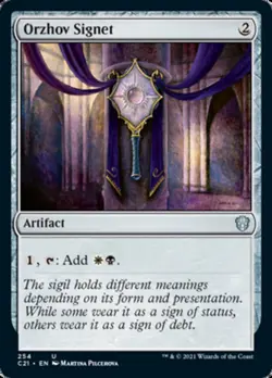 Orzhov Signet [Commander 2021] Magic MTG - Image 1