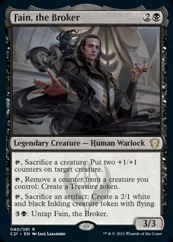 Fain, the Broker [Commander 2021] Magic MTG - Image 1