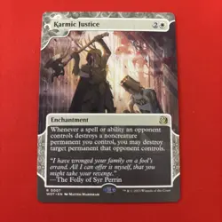 Karmic Justice Wilds of Eldraine: Enchanting Tales Regular - Image 1