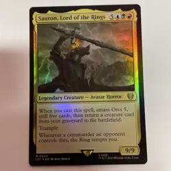 Sauron, Lord of the Rings Commander: the Lord of the Rings: #4 Foil Mythic - Image 1
