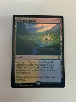 Flooded Strand Foil Near Mint/Mint Khans of Tarkir 1x - Image 1