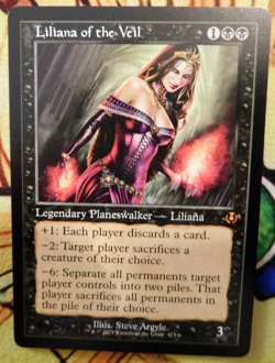 Liliana of the Veil; Regular; Retro frame; NM-unplayed; Innistrad Remastered - Image 1