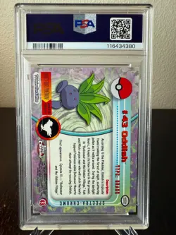 Pokemon 2000 Topps Chrome Oddish Spectra PSA 7 Near Mint #43 - Image 2