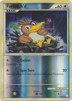 Pokemon TCG - Farfetch'd 19/123 - Reverse Holo HeartGold SoulSilver [Light Play] - Image 1
