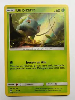Carte Pokemon Bulbizarre 1/18 Holo TBE 2019 FRANCE Detective Pikachu Soleil et L - Image 1