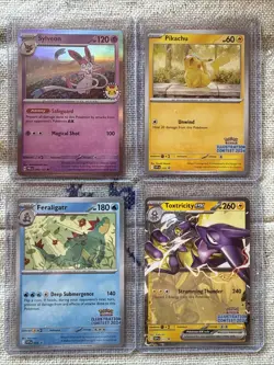 Sylveon Pokemon Day 2025 / Illustration Contest 2024 Pikachu Etc NM+ - Image 1