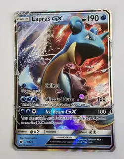 Lapras GX 35/149 Ultra Rare Holo NM Pokemon SM Base Set - Image 1