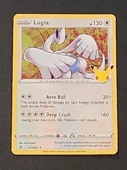 Lugia 022/025 25th Anniversary Celebrations Holo Pokemon TCG NM Condition - Image 1