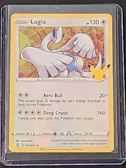 Lugia 022/025 25th Anniversary Celebrations Holo Pokemon TCG NM Condition - Image 3