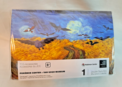 Pokemon Center × Van Gogh Museum Corviknight Wheatfield Crows Double Deck Box - Image 1