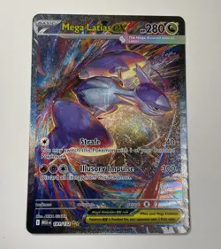 Pokemon Mega Evolution Mega Latias Ex 181/132 Special Illustration Rare MINT - Image 1