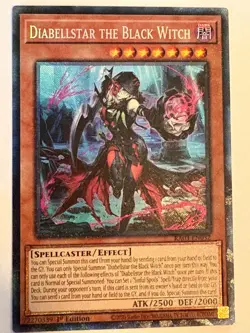 YUGIOH- Diabellstar the Black Witch - RA03-EN032 - Collector Rare (PCR) - 1st Ed - Image 1