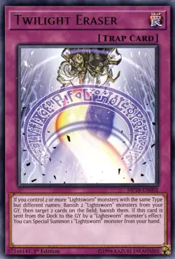 Yugioh - Twilight Eraser (Rare) (1st Edition) - MP18-EN082 P - Image 1