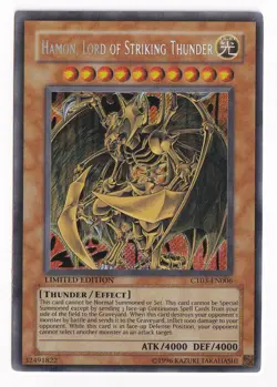 NM - Hamon, Lord Of Striking Thunder - Limited Secret - CT03-EN006 - Yu-Gi-Oh - Image 1