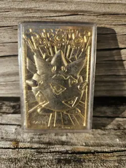 Pokemon 23K Gold Plated Togepi 1999 Trading Card Limited Edition Burger King - Image 1
