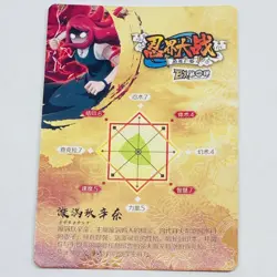 Kushina Uzumaki Naruto Trading Card Rage Punch HYEX01-GR12 Holo Gold Rare Tc5 - Image 2